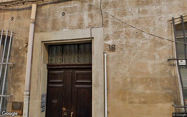 Façade : 18 rue  Manuel, Aix-en-Provence