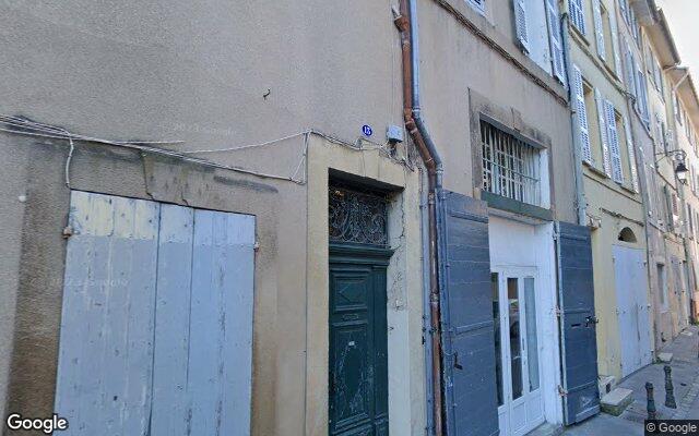 Façade : 13 rue d'Entrecasteaux, Aix-en-Provence